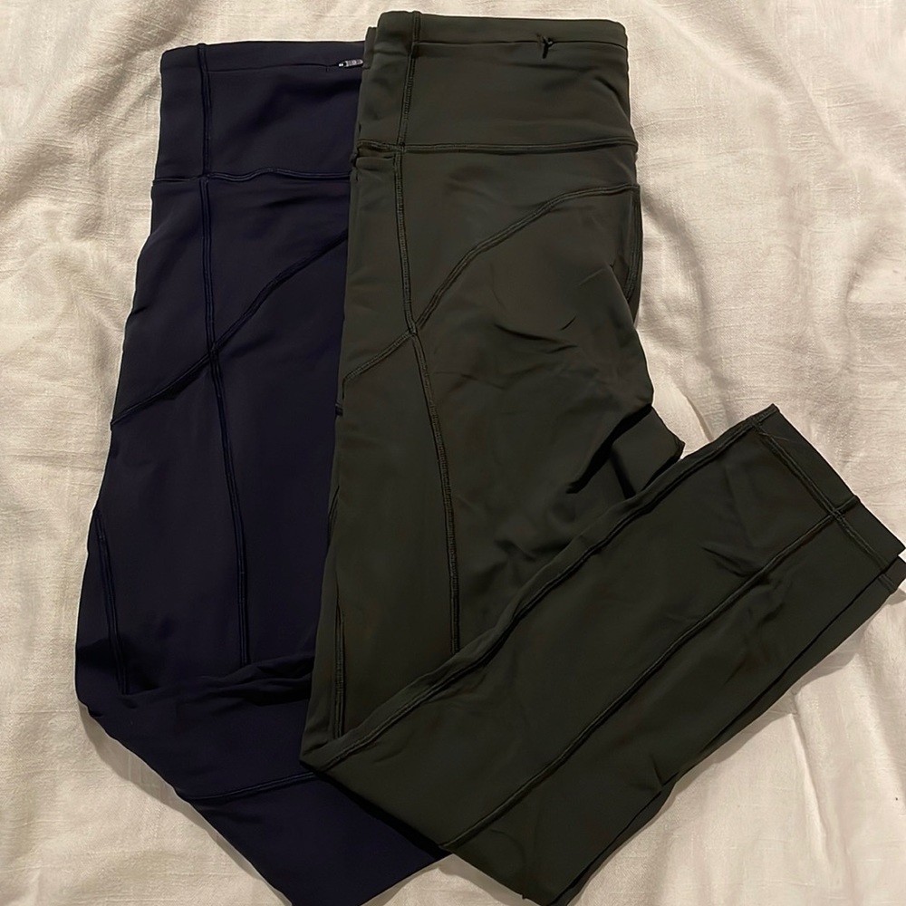 2 lululemon final lap crops